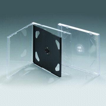 Vỏ hộp đĩa mika dày đen, đôi (PSĐ2), lốc 50c